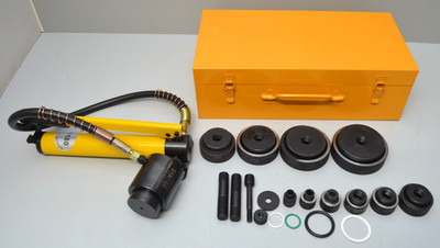 CNCEST 15T Hydraulisch Blechlocher Lochstanze Zylinder Hydraulikpumpe Set SYK-15