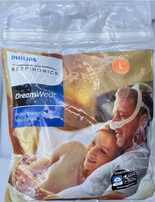 Philips Respironics Dreamwear Under Nose Nasal Mask Kit #1116692 With Headgear L