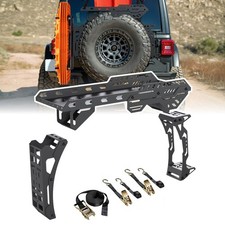 3-in-1 Universal Spare Tire Cargo Basket Wquick Release Mount Rackstep Ladder
