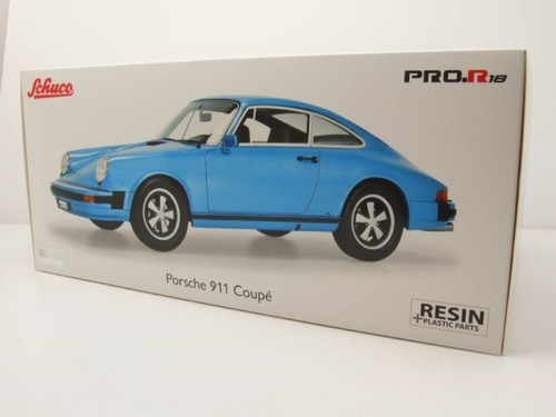 Porsche 911 Coupé 1977 Coche a Escala Azul Metálico 1:18 Schuco - Imagen 9 de 9