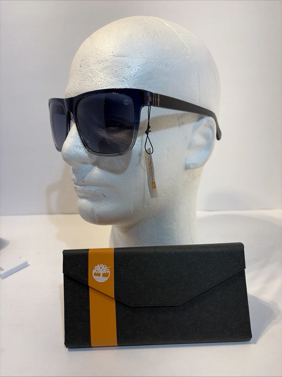 Timberland Men's Sunglasses Polerized Black Plastic Square Frame TB00054-H 92D