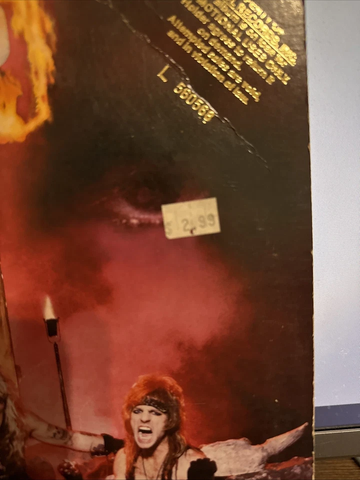 WASP - self titled 1st pressing Gold Stamp promo vinyl LP VG Foto 3 de 4