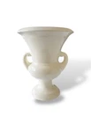 Haeger Pottery White Two-Handled Vase Urn