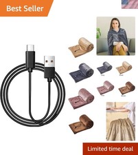 Adjustable Electric Throw Blanket - Flannel Heated Blanket for Winter Comfort