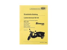 Buch - Ersatzteilkatalog Simson Albatros SD50 Lastendreirad