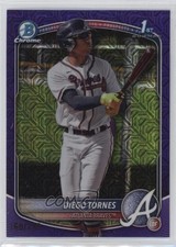 2025 Bowman Chrome Prospects Mega Box Purple Mojo Refractor Diego Tornes 10nl