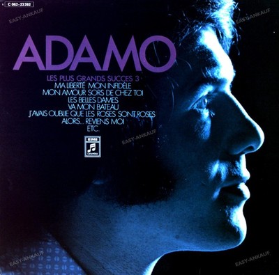 Adamo - Les Plus Grands Success 3 - LP (VG/VG) .*