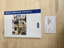 FORD ESCORT MK5B/MK6 GENUINE CUSTOMER ASSISTANCE GUIDE 