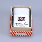 Vintage SS Monterey Lighter with Matson Line Enameld Flag With Origianl Box — photo 6