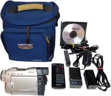 Sony DCR-TRV9 Mini Videocamera DV, LCD 3,5", Ideale per Digitalizzazione, Vacanze