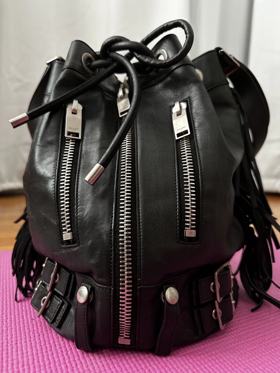 美品✩︎SAINT LAURENT フリンジ バック　フェスティバル Saint Laurent Fringe Bags & Bucket & Drawstring Bag Handbags for