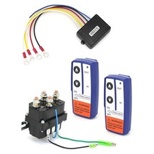 Remote Control Winch Kit - 12V, 250A, , Solenoid Relay Contactor+ 2Pcs 9351