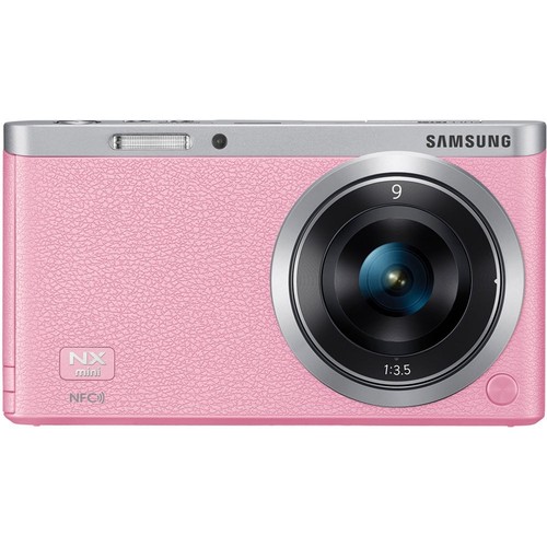 Samsung NX Mini 20.5MP Digital Camera Kit w/ NX-M 9mm Zoom lens Time Lapse Pink - Picture 2 of 21