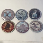 Vintage Pocket Mirrors Lot of 6 Beer & More