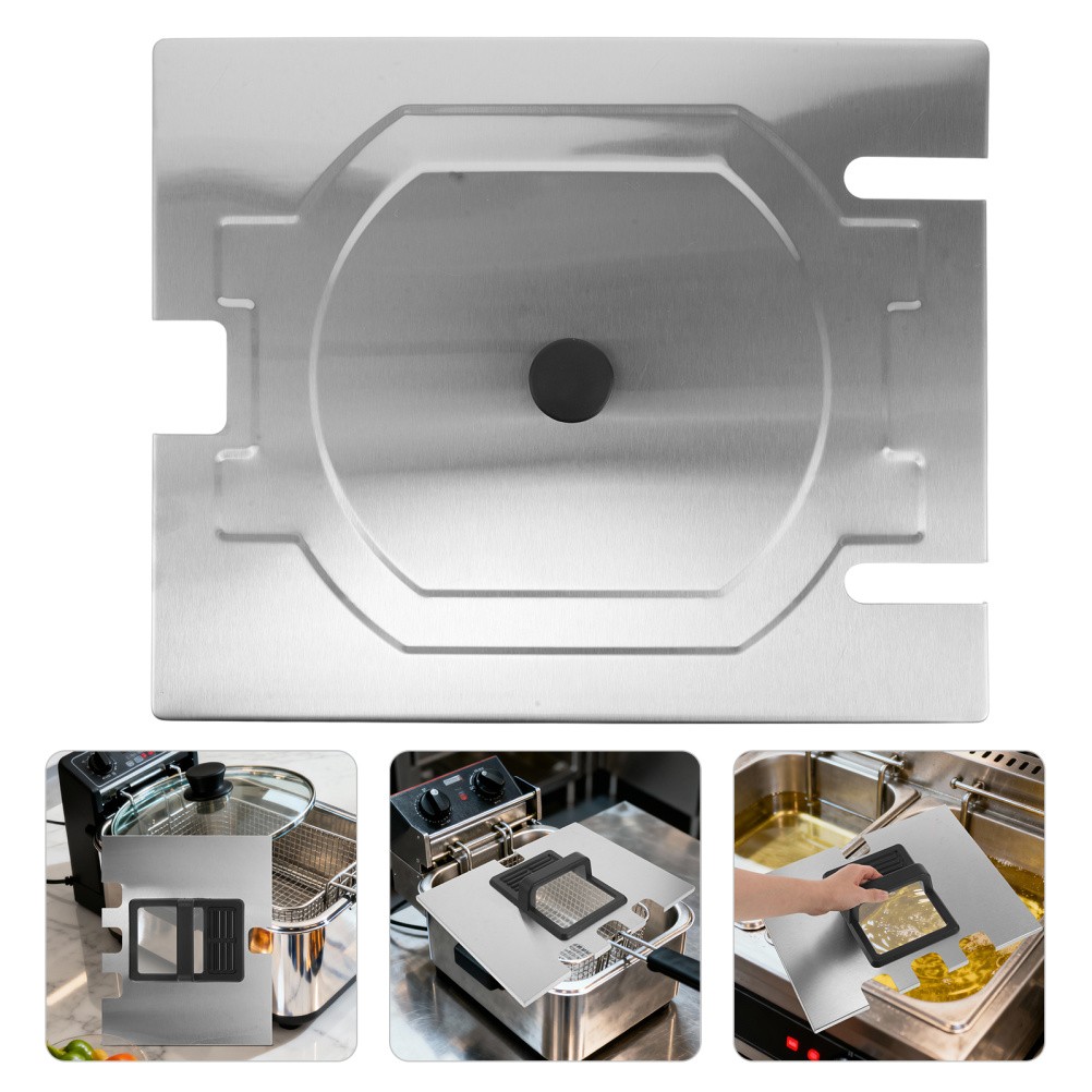  Electric Fryer Accessories Counter Top Lid Daddy Cover Deep Pan Commercial