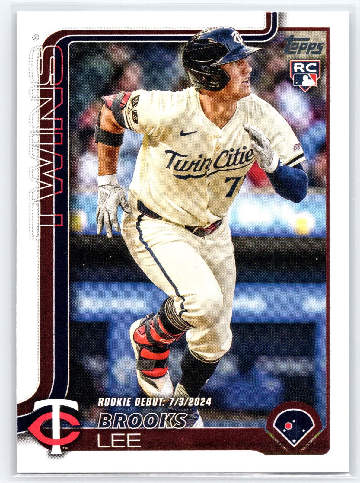 2025 Topps Update #US243 Brooks Lee Minnesota Twins
