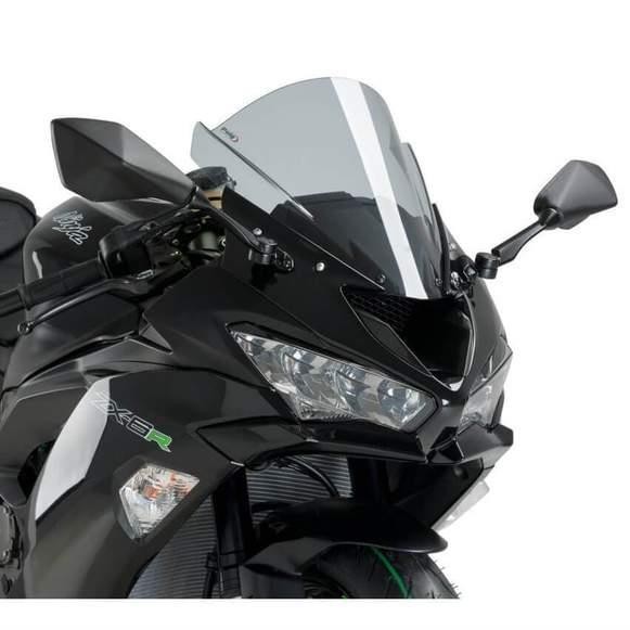 Puig Racing Screen Windshield Light Smoke Kawasaki ZX6-R 636 2013 - 2017