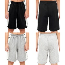 Men Bottoms Jogging Shorts Sports Pants Basketball Loose Fit Lightweight Adult