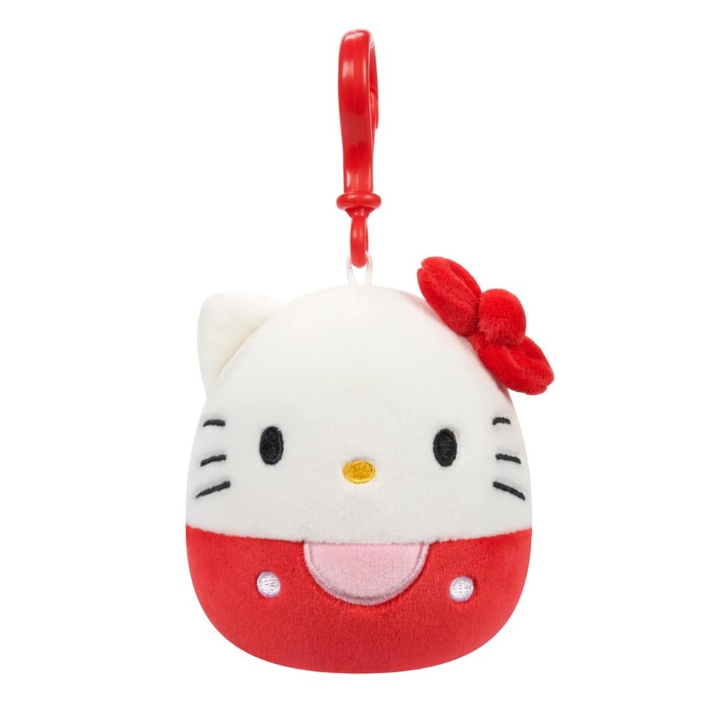 Squishmallows Sanrio Little Plush Clip On - Hello Kitty