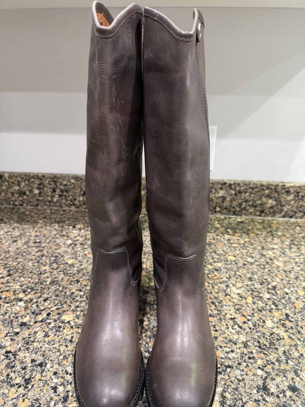 Frye Boots Women's 6 B Melissa Button 2 Tall Equestrian Leather 3475447 image 6