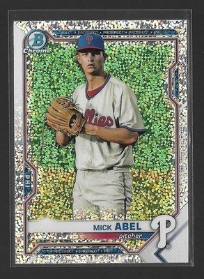 2021 Bowman Chrome Baseball - Mick Abel #BDC-72 Speckle SP