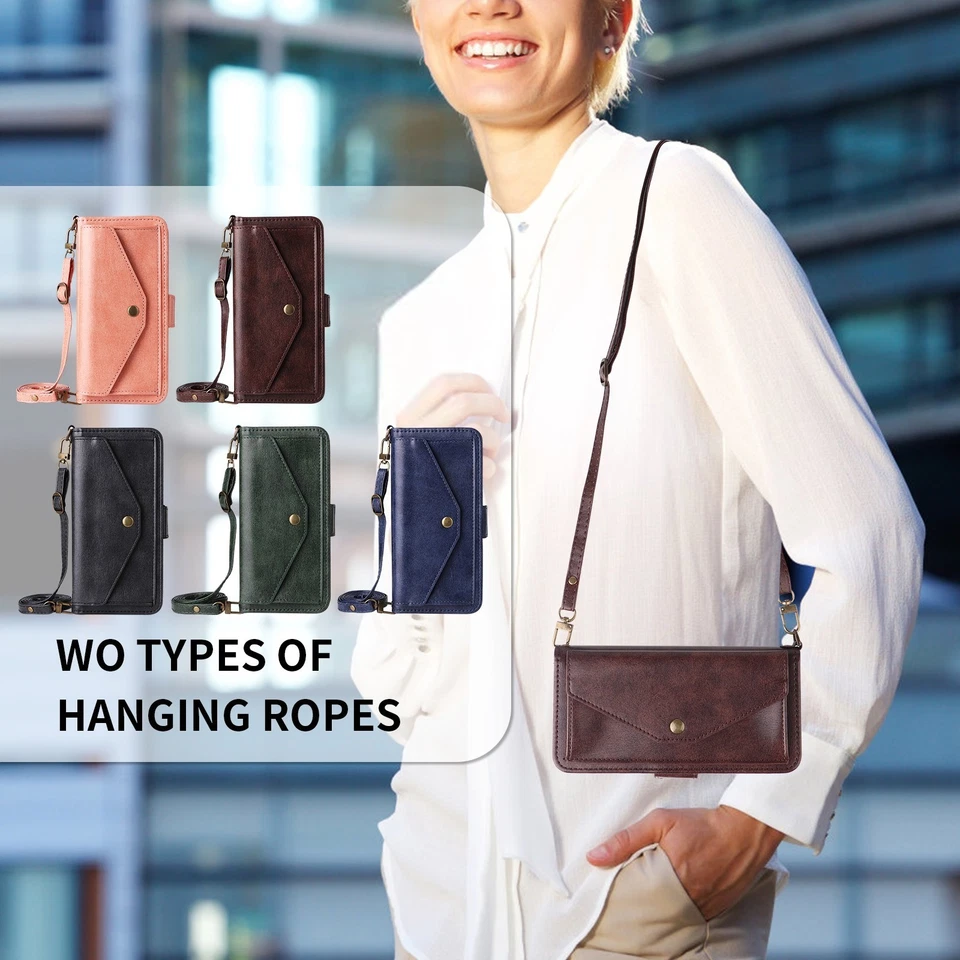 For Motorola Edge 50 Pro, Luxury Multifunctional Leather Wallet Stand Case Cover - Image 2 of 4