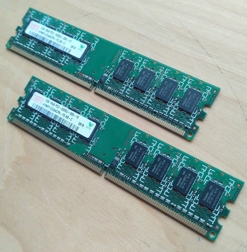 Lot Of 2 Hynix PC RAM Memory HYMP112U64CP8-Y5 AB-C 1GB 1Rx8 PC2-5300U-555-12 - Picture 3 of 6