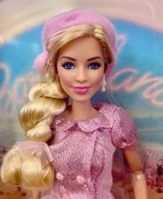 New 2025 Barbie The Movie-Margot Robbie-Doll Mattel JBJ53 PINK BERET w Shipper