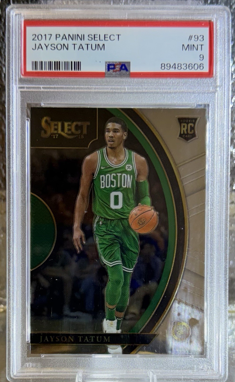 2017-18 Panini Select - Jayson Tatum #93 PSA 9 MINT (RC)