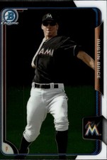 2015 Bowman Chrome #BCP213 Austin Brice Miami Marlins
