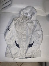 Columbia Sportswear Women’s Hoodie Waterproof Jacket Off white -Size M