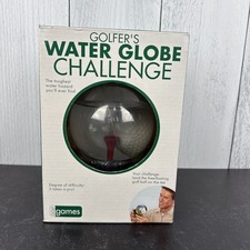 Golfer  s Water Globe Challenge Golf Desk Game Paperweight Novelty Gift w/ Box