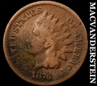 1876 Indian Head Cent- Semi Key Better Date No Reserve #J1338