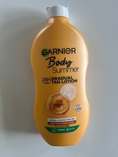 Garnier Summer Body Gradual Tan Moisturiser Deep, For A Radiant Sun Kissed Glow,