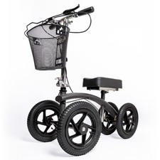 BodyMed All-Terrain Knee Walker, Steerable for Foot Injuries - Heavy-Duty,