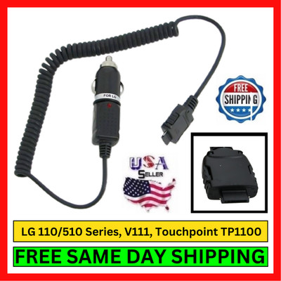 Car Charger for LG Infocomm 110/510 V111 TP1100 Rapid Wireless Adapter Old Phone