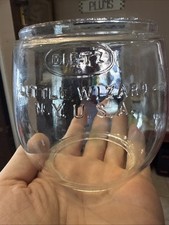 Dietz Little Wizard Laterne Ersatzkugel Klarglas LOC NOB NY USA NOS