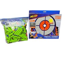 NERF Elite Digital Light-Up Target Practice Game NIB  300 Loose Darts Bundle
