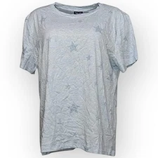 NWT Splendid Blue Star Print Cotton Short Sleeve Tee  Size XL 131XL
