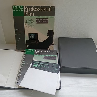 PFS: Professional Plan - Spreadsheet Analysis Software Vintage IBM 5.25'' Floppy 