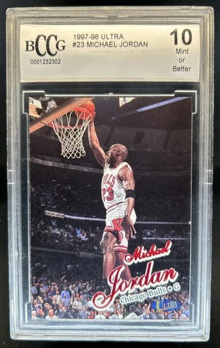 1997-98 Fleer Ultra Michael Jordan #23 Bulls BCCG 10