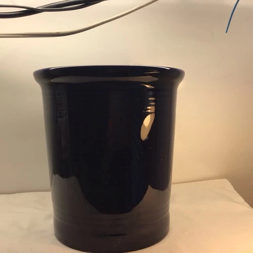 Fiestaware Kitchen Utensil Caddy Holder Vase in cobalt blue  Fiesta