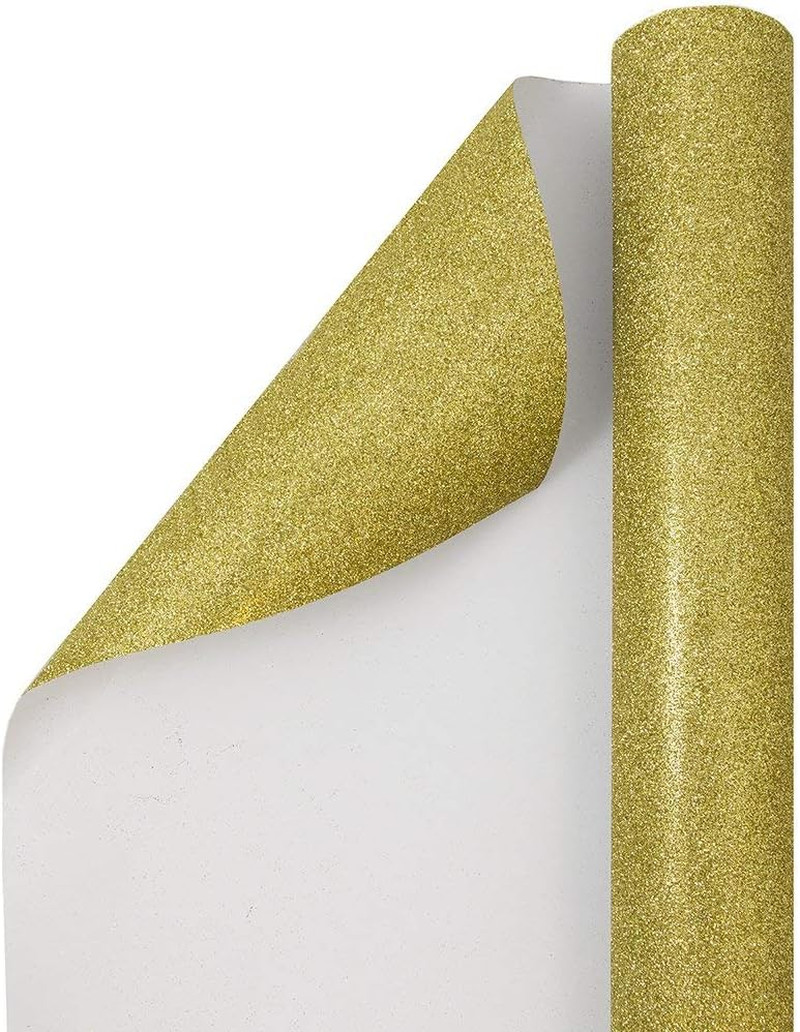 - 25 Sq Ft - Gold Glitter - Roll Sold Individ