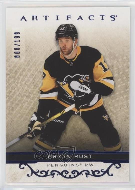 2021-22 Upper Deck Artifacts Royal Blue 8/199 Bryan Rust #96 jg3