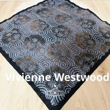 Vivienne Westwood Handkerchief Scarf Orb Pattern Blue
