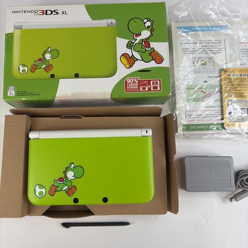 Nice! Nintendo 3DS XL Yoshi Edition Complete In Box CIB US Model