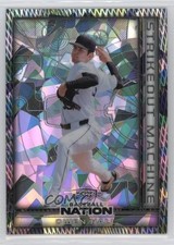 2025 Leaf Baseball Nation Strikeout Machine Silver Crystals /15 Owen Hall 9cf