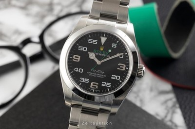 Rolex Air King Automatik Stahl Herrenuhr Oyster Perpetual Ref. 116900 B&P 2021