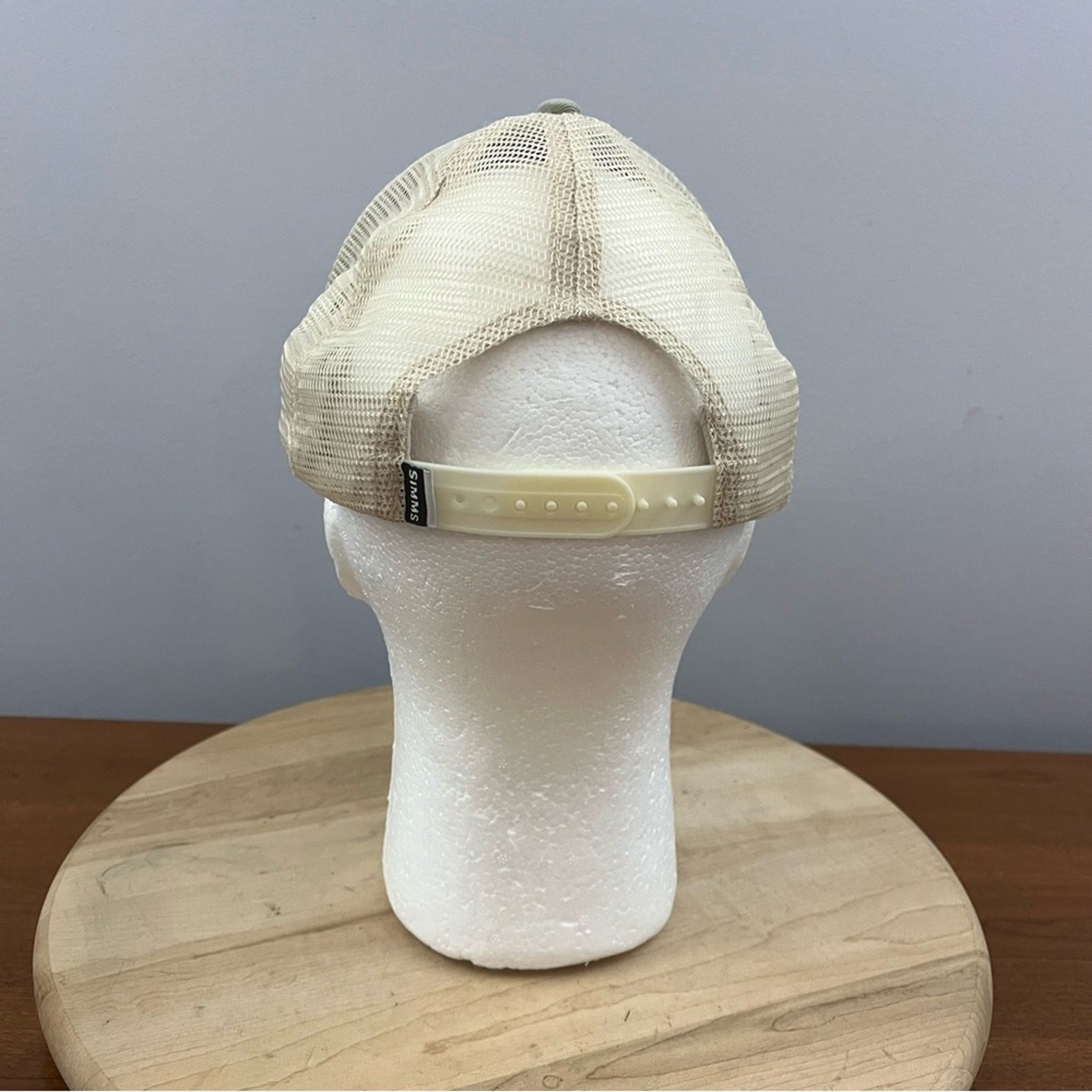 Simms Trout Patch Trucker Hat Mesh SnapBack Fishi… - image 3