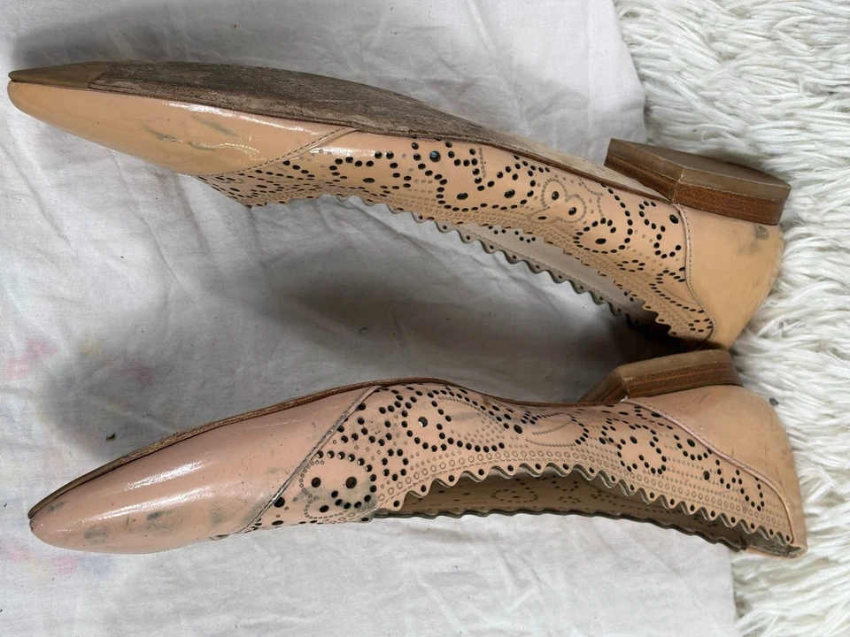 Zapatos planos sin cordones LK Bennett London Becka para mujer talla 40 EE. UU. 9,5 rosa Foto 4 de 4